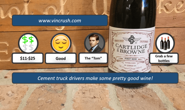 Cartlidge Pinot Noir Rating