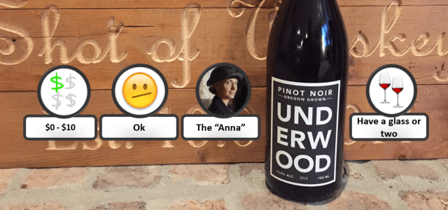 Underwood Pinot Noir Rating
