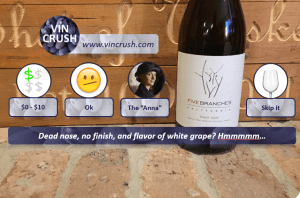Five Branches Pinot Rating