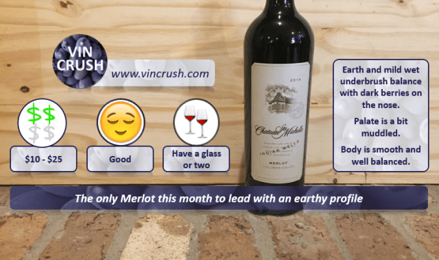 Chateau Ste Michelle Merlot Rating